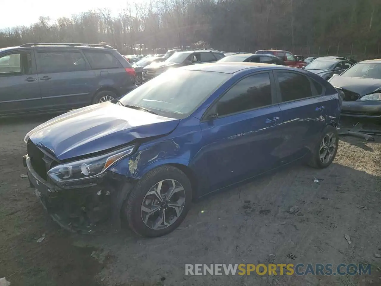 1 Photograph of a damaged car 3KPF24AD7LE245497 KIA FORTE 2020