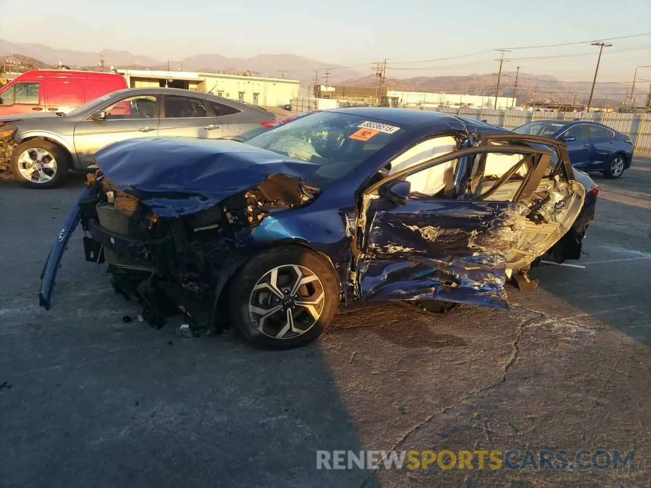 1 Photograph of a damaged car 3KPF24AD7LE254815 KIA FORTE 2020