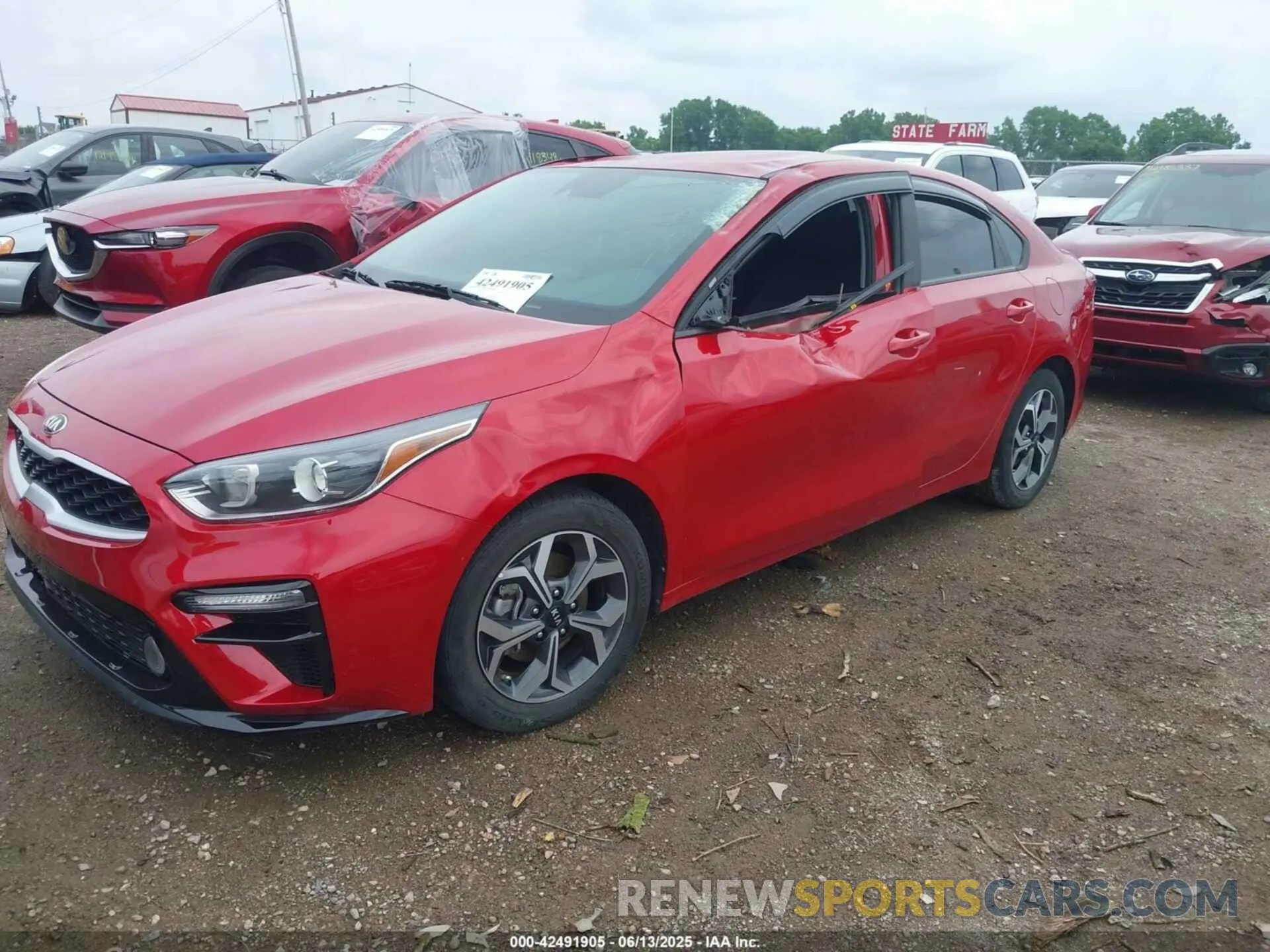 2 Photograph of a damaged car 3KPF24AD7LE260940 KIA FORTE 2020