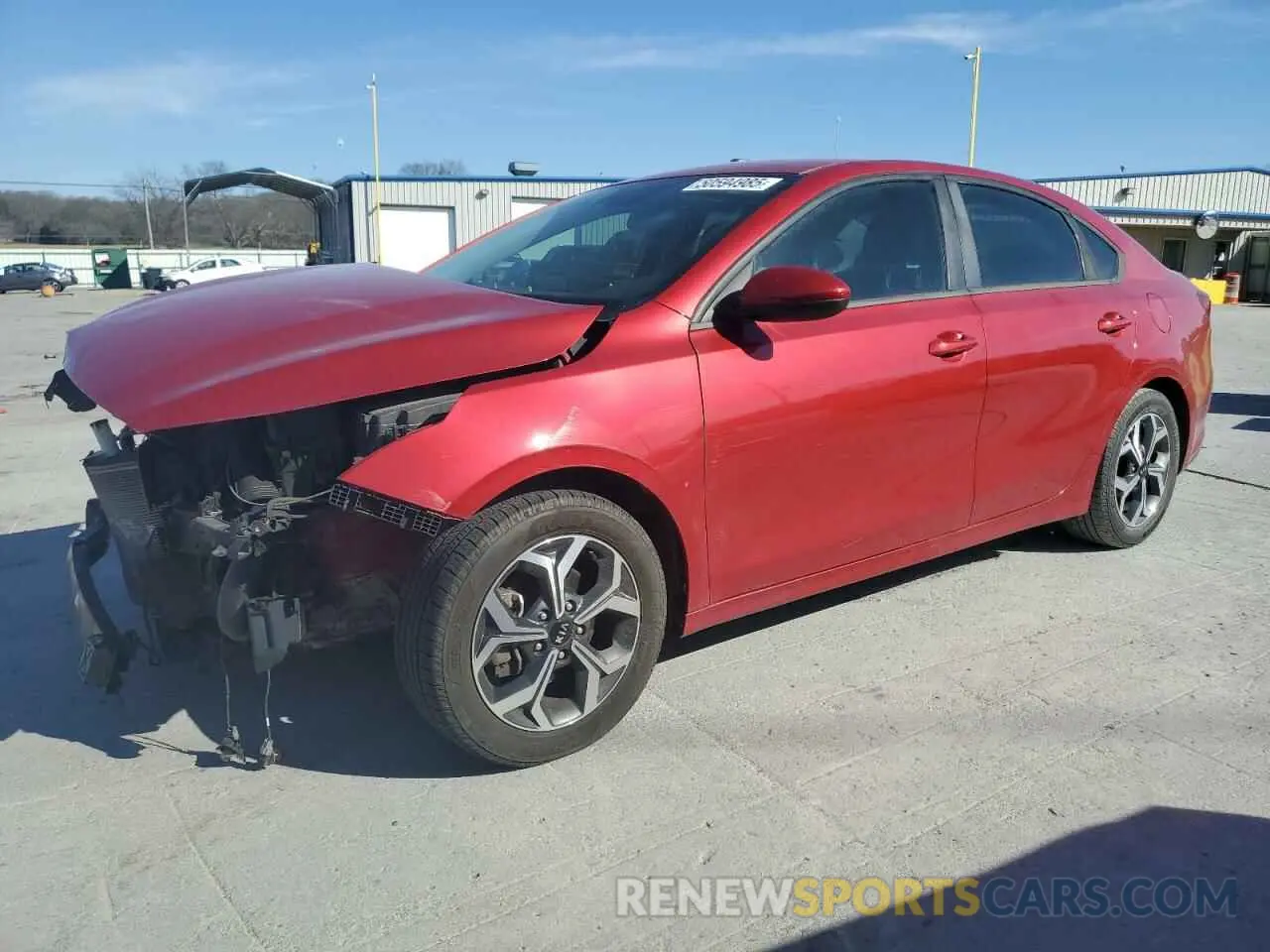 1 Photograph of a damaged car 3KPF24AD8LE141794 KIA FORTE 2020