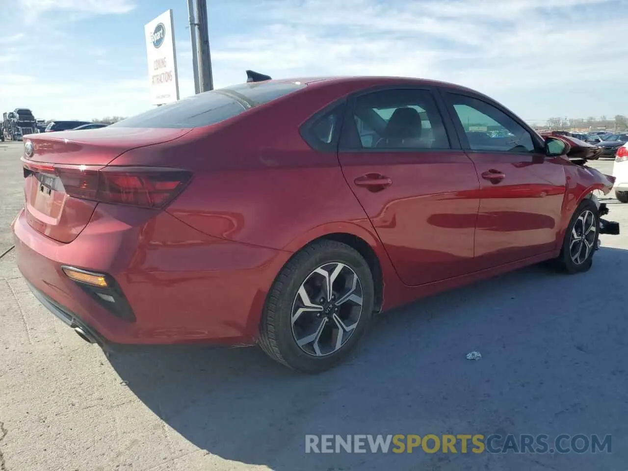 3 Photograph of a damaged car 3KPF24AD8LE141794 KIA FORTE 2020