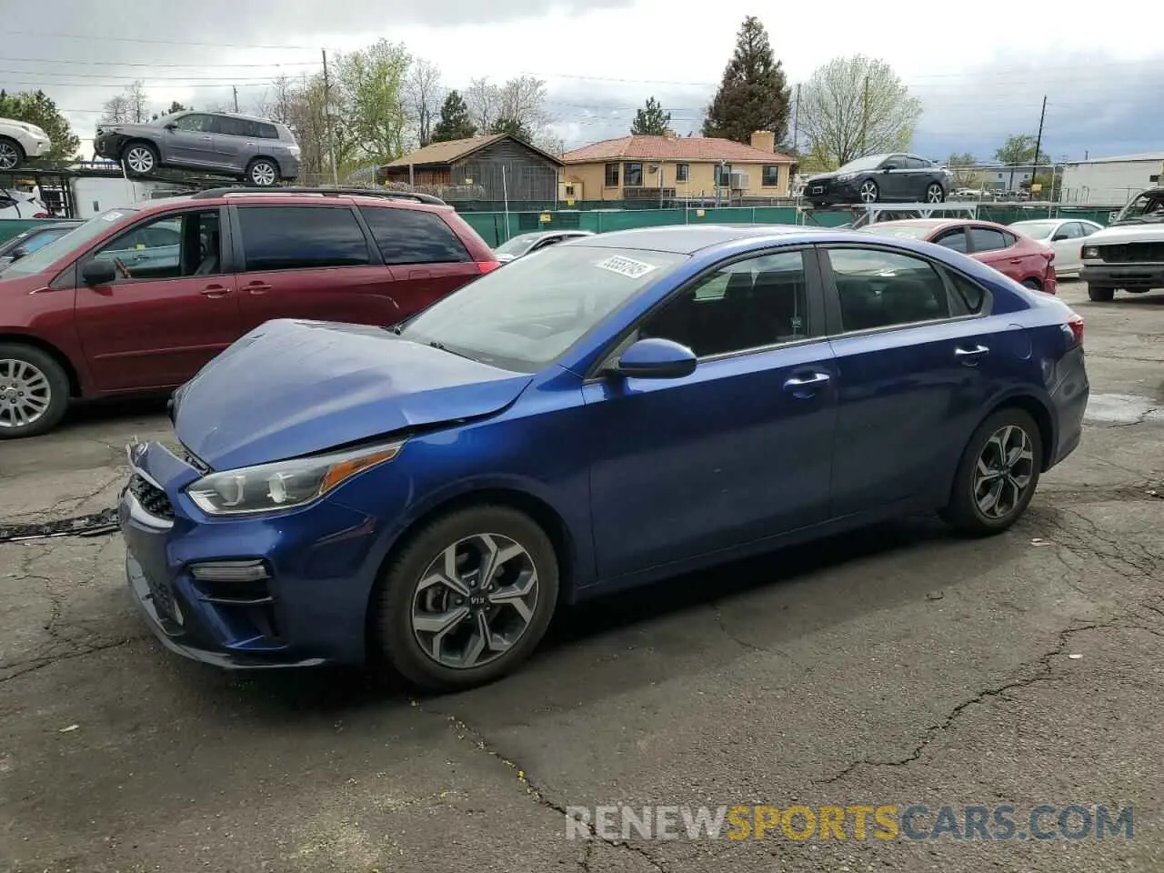 1 Photograph of a damaged car 3KPF24AD8LE152410 KIA FORTE 2020