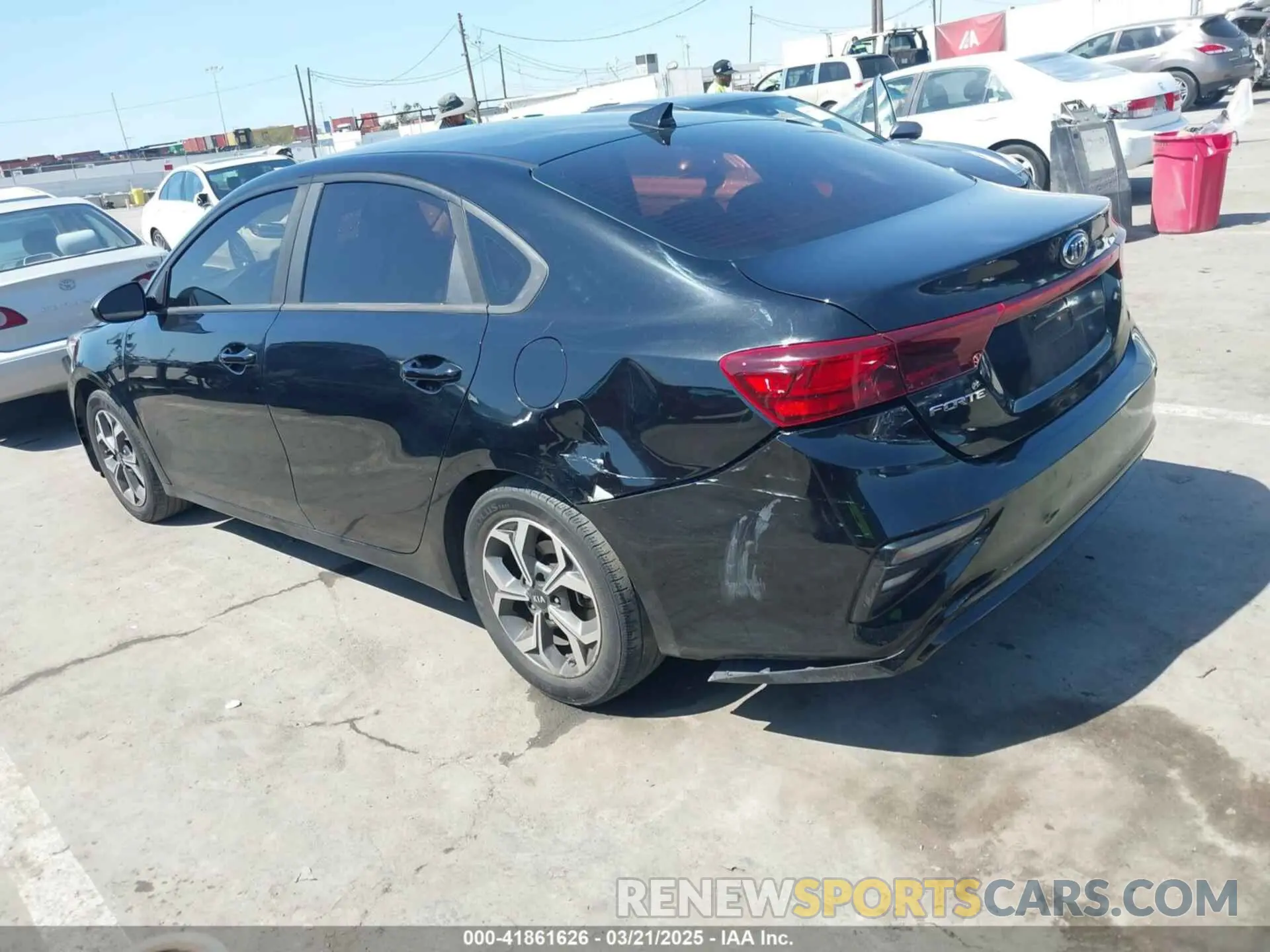 3 Photograph of a damaged car 3KPF24AD8LE200150 KIA FORTE 2020