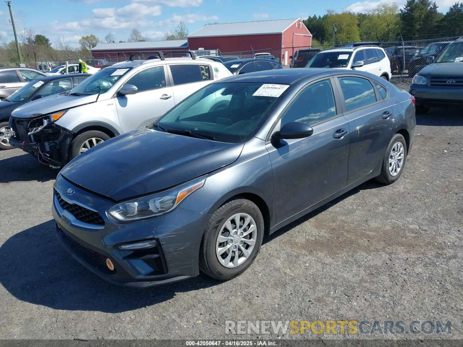 2 Photograph of a damaged car 3KPF24AD8LE225114 KIA FORTE 2020