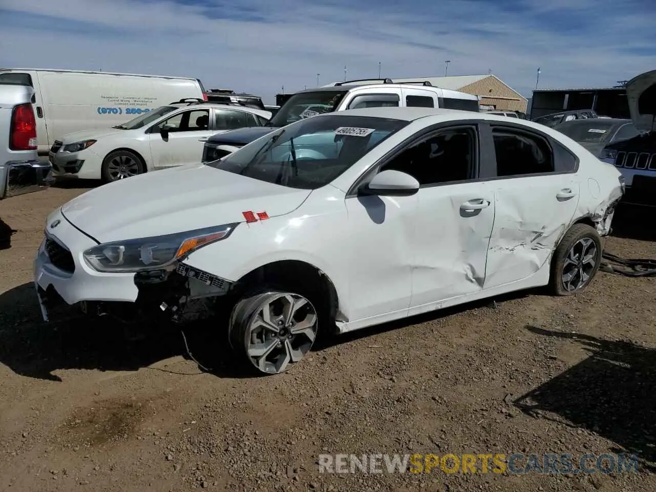 1 Photograph of a damaged car 3KPF24AD9LE173749 KIA FORTE 2020