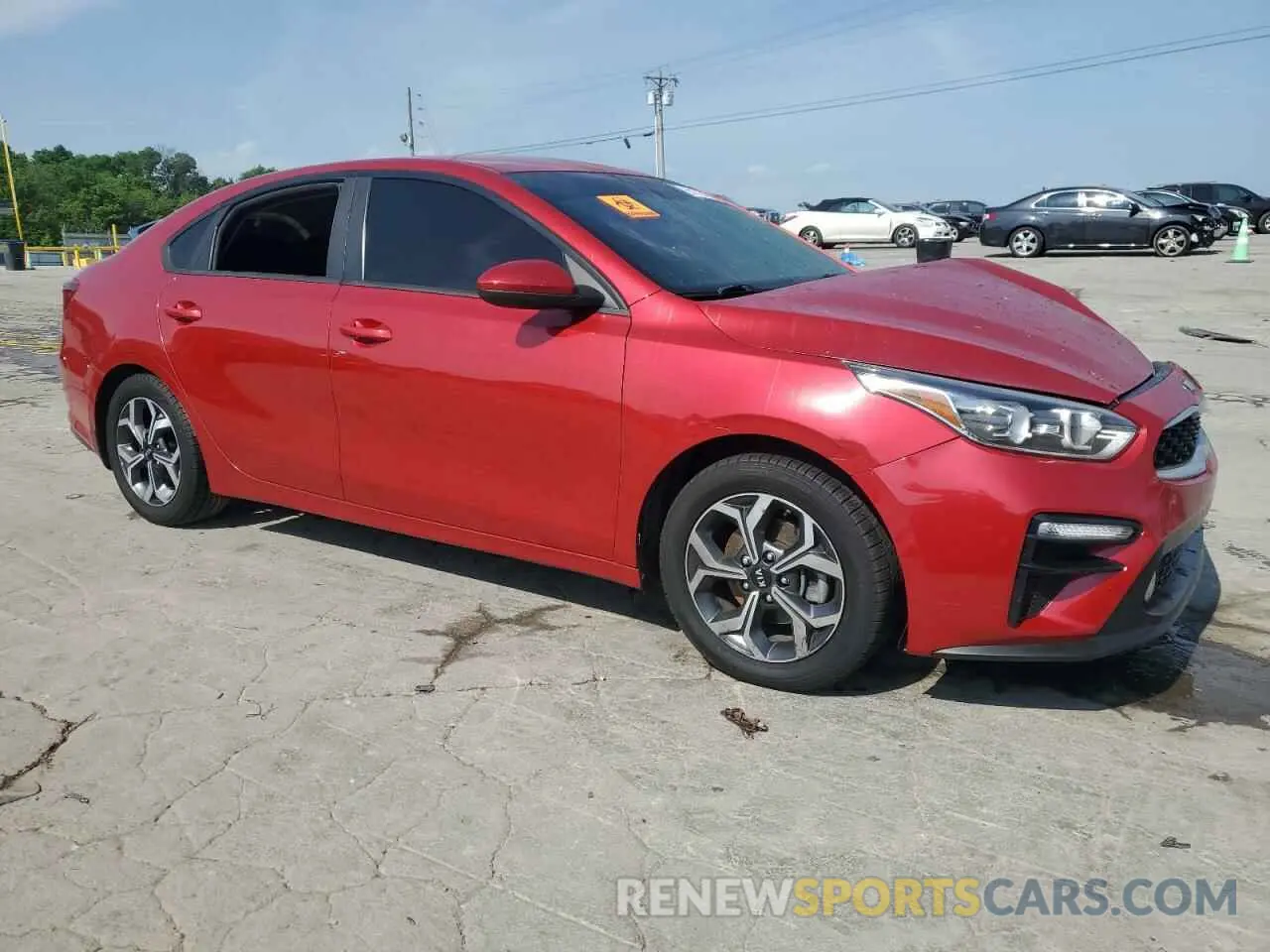4 Photograph of a damaged car 3KPF24ADXLE143854 KIA FORTE 2020