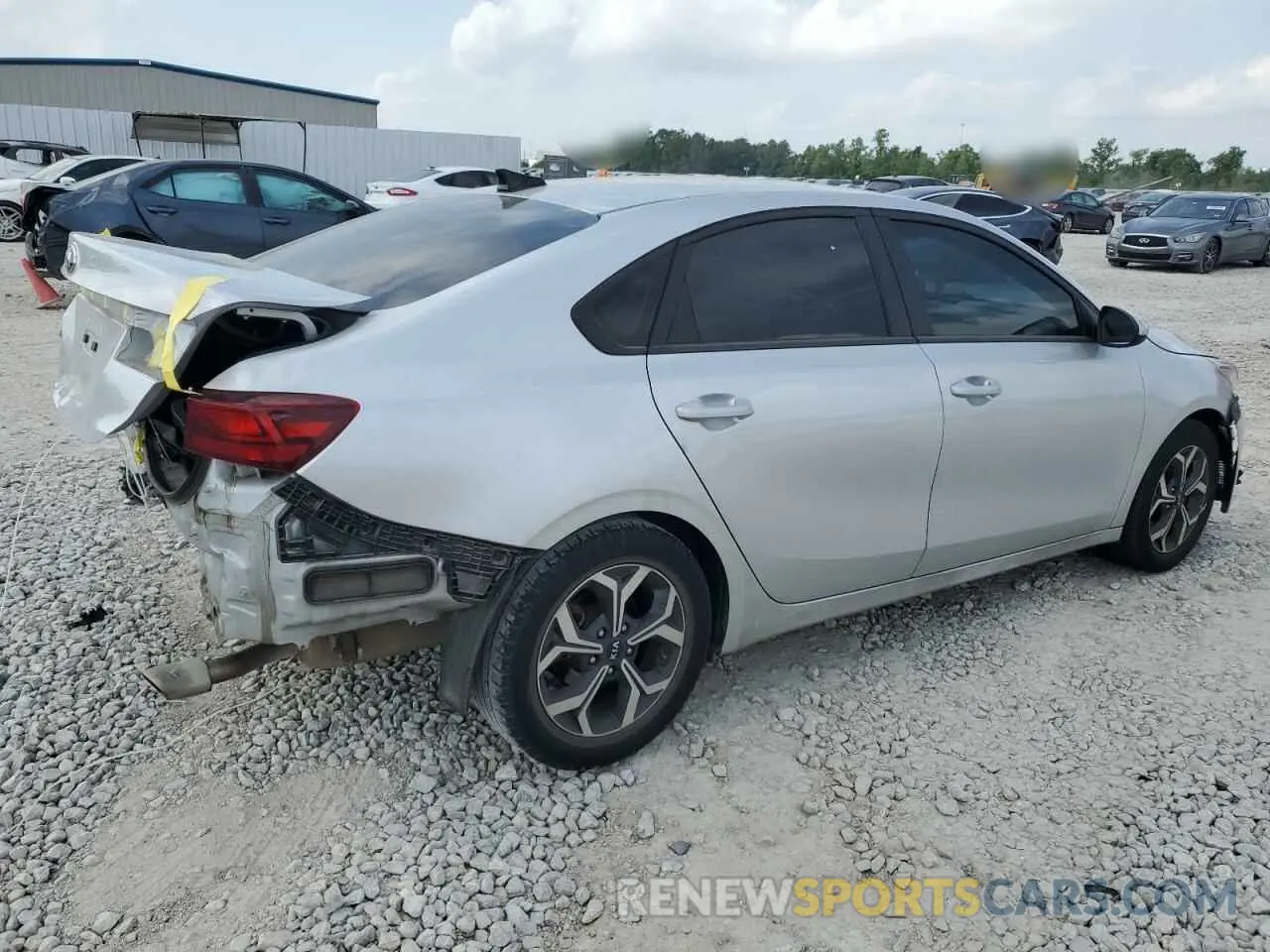 3 Photograph of a damaged car 3KPF24ADXLE149623 KIA FORTE 2020