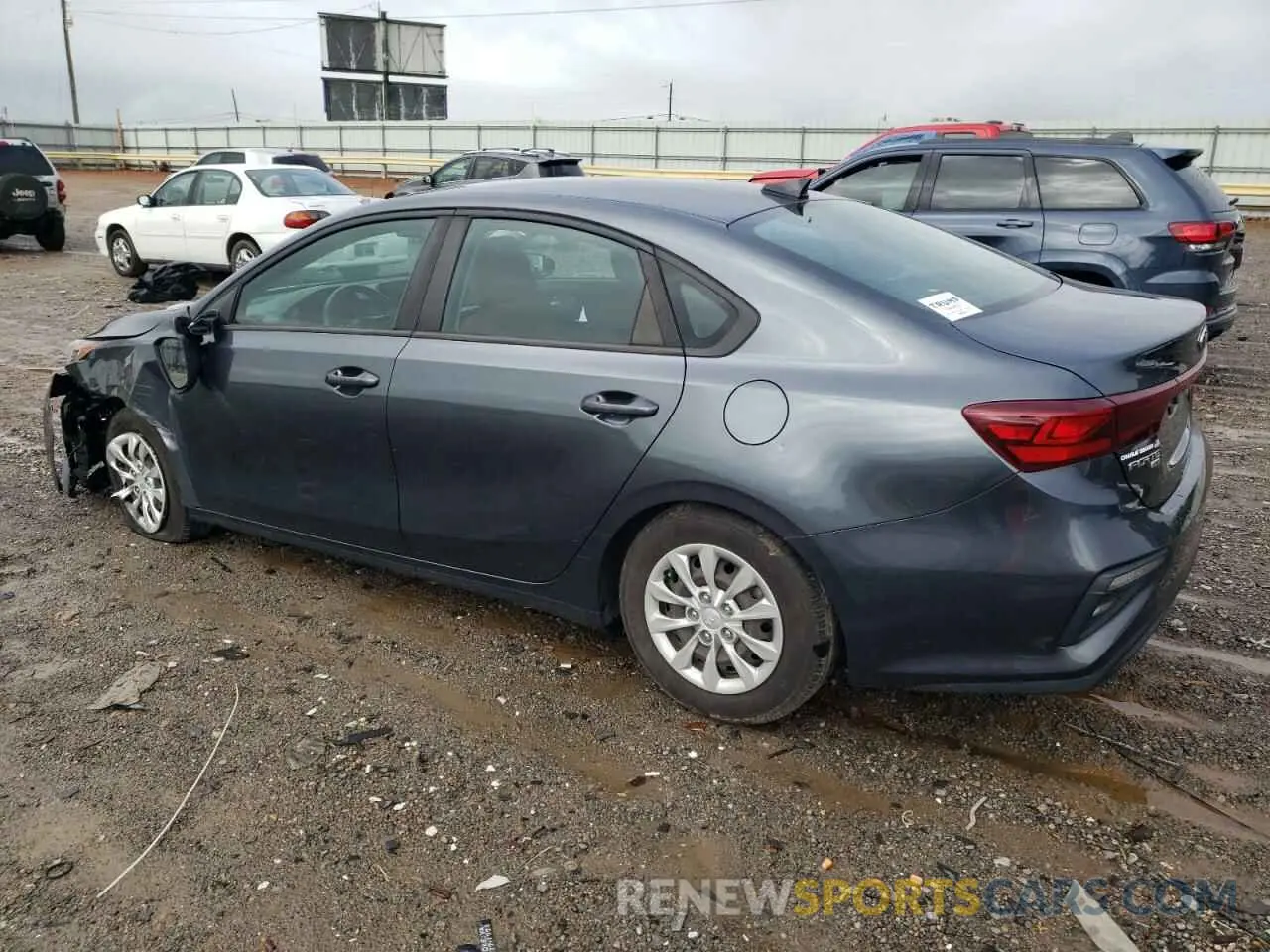 2 Photograph of a damaged car 3KPF24ADXLE203647 KIA FORTE 2020