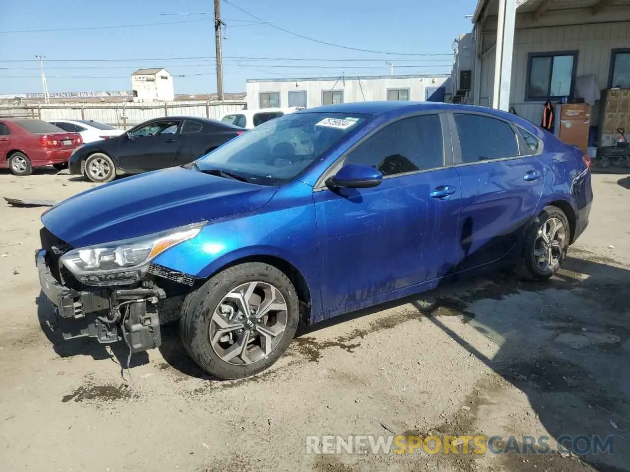 1 Photograph of a damaged car 3KPF24ADXLE209643 KIA FORTE 2020
