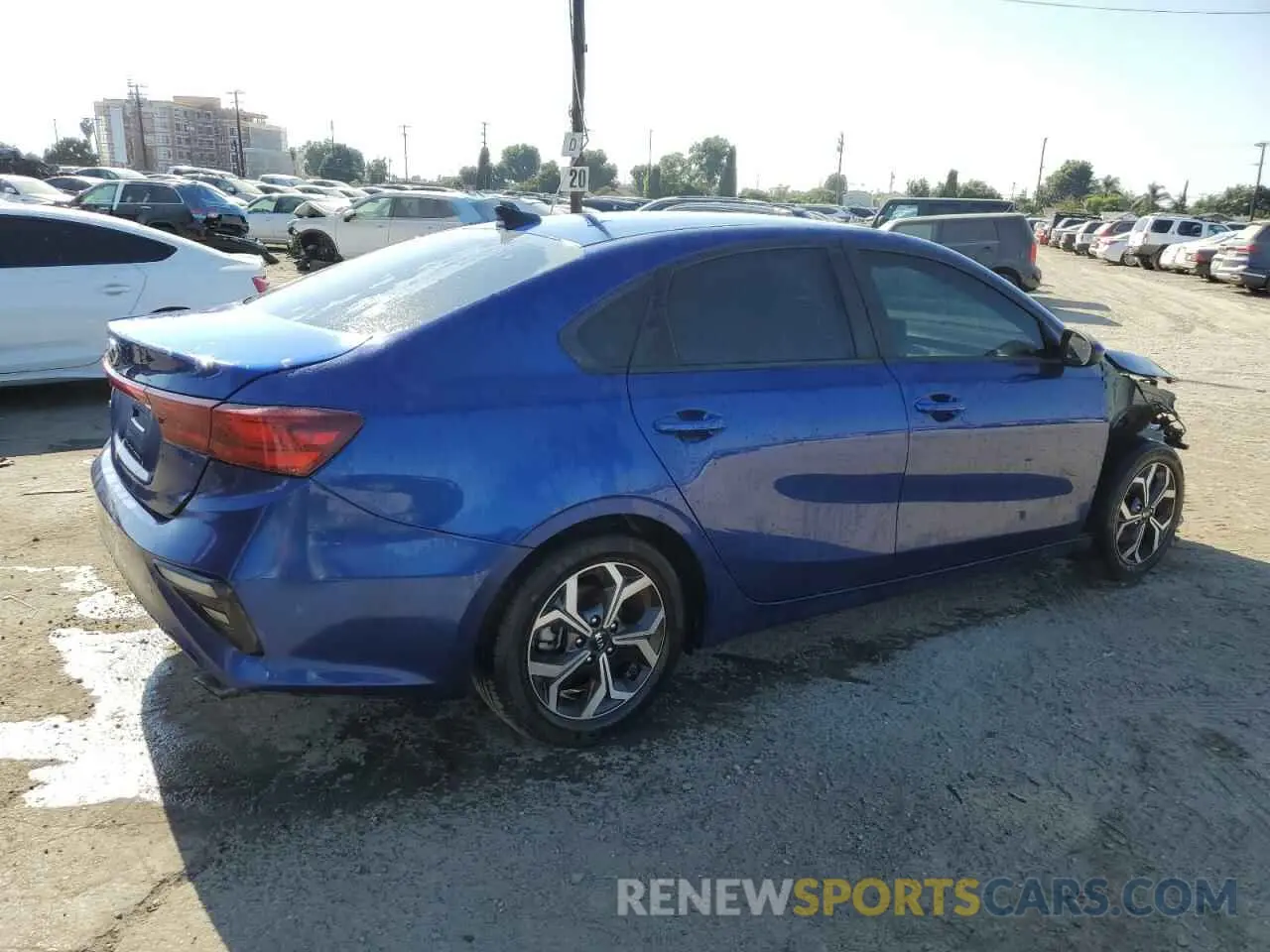 3 Photograph of a damaged car 3KPF24ADXLE209643 KIA FORTE 2020