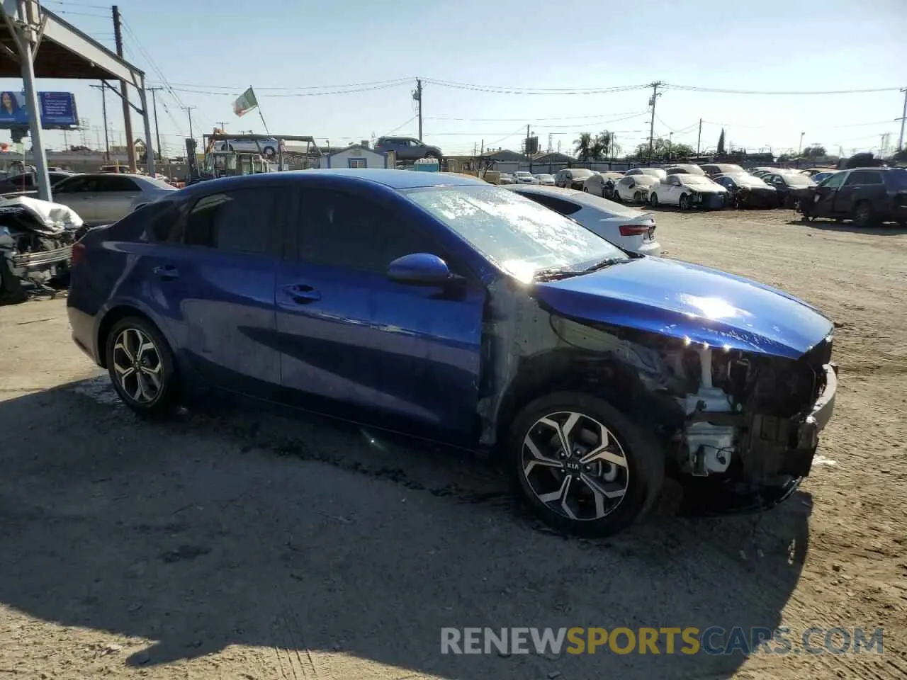4 Photograph of a damaged car 3KPF24ADXLE209643 KIA FORTE 2020