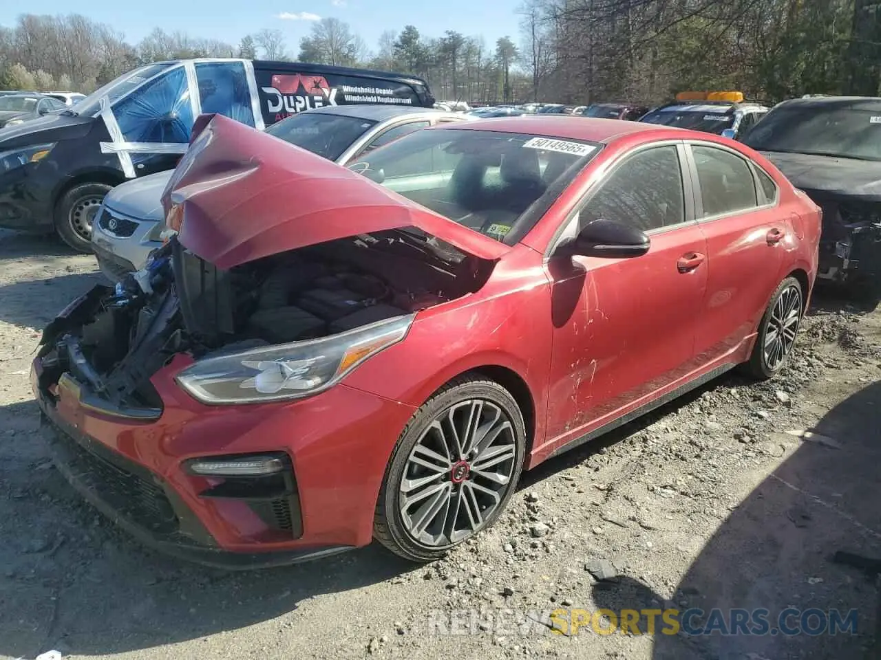1 Photograph of a damaged car 3KPF44AC0LE258724 KIA FORTE 2020