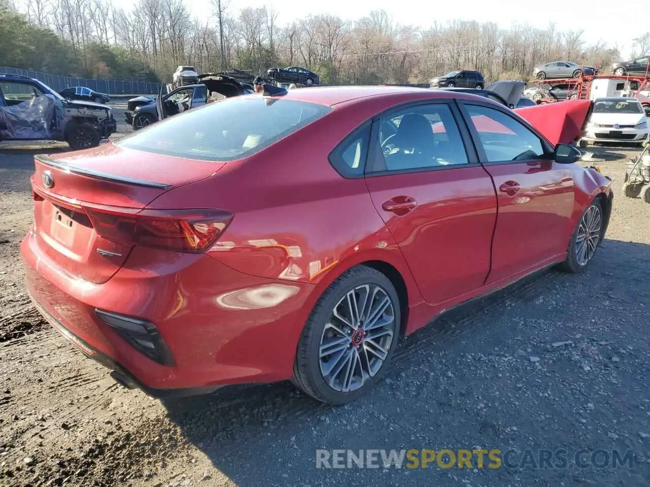 3 Photograph of a damaged car 3KPF44AC0LE258724 KIA FORTE 2020