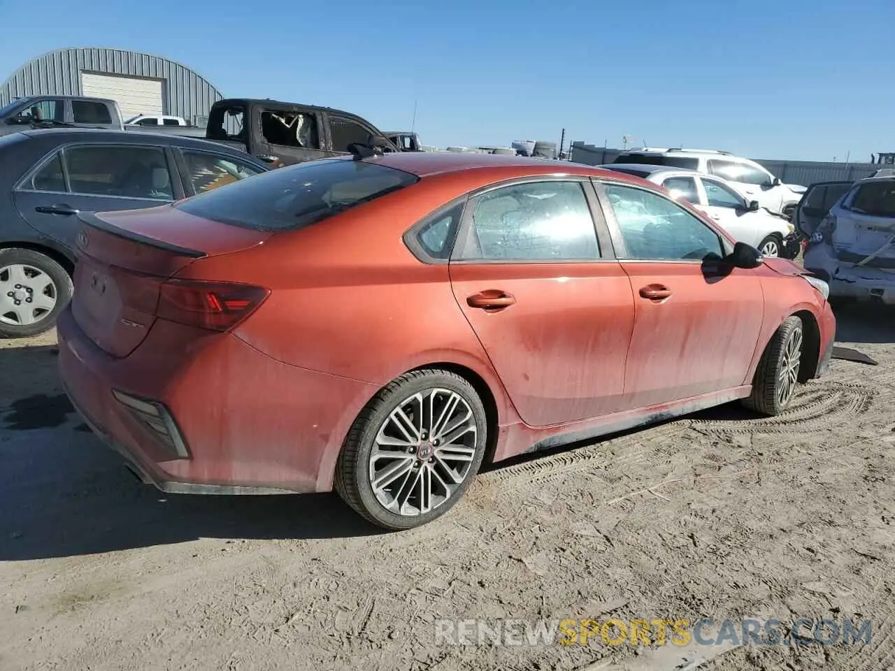 3 Photograph of a damaged car 3KPF44AC2LE140206 KIA FORTE 2020
