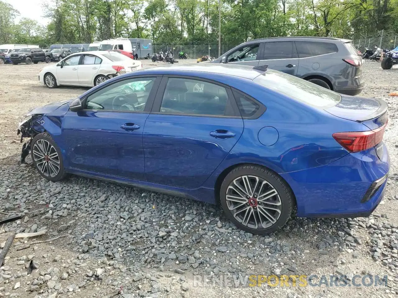 2 Photograph of a damaged car 3KPF44AC4LE167827 KIA FORTE 2020