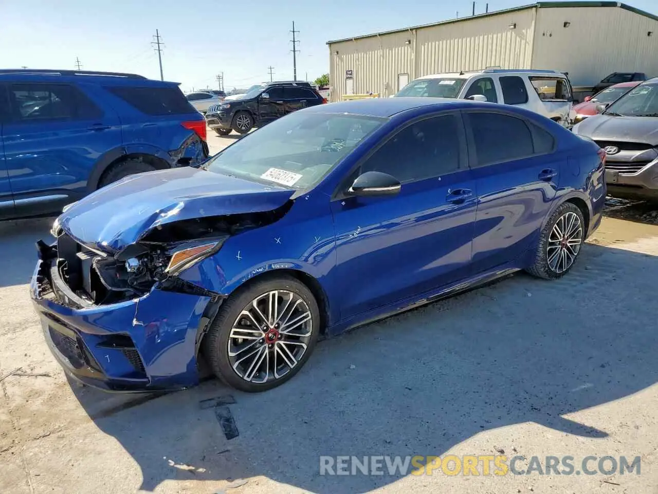 1 Photograph of a damaged car 3KPF44AC5LE259271 KIA FORTE 2020