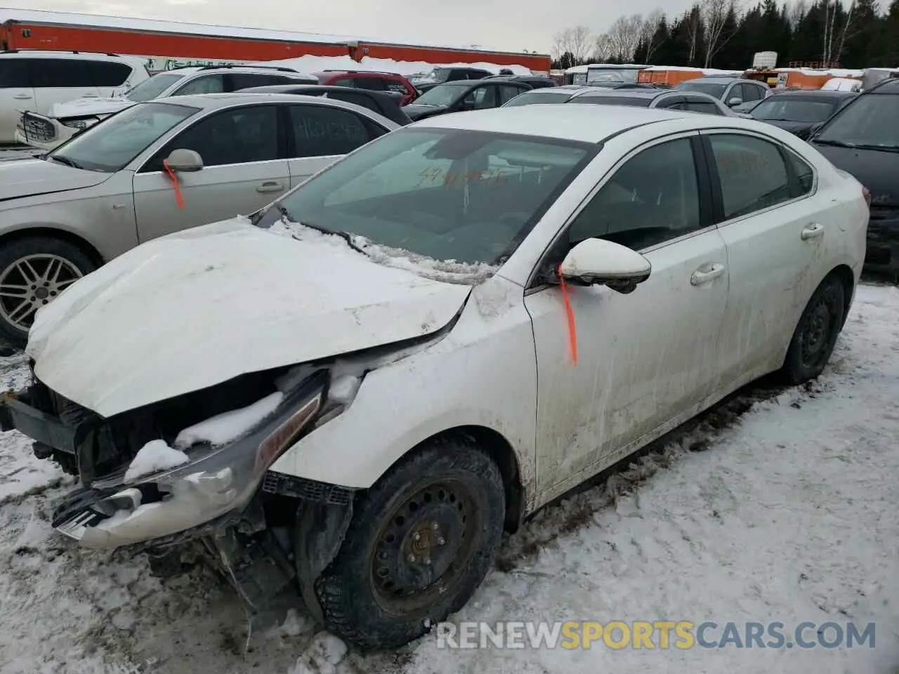 1 Photograph of a damaged car 3KPF54AD0LE227995 KIA FORTE 2020