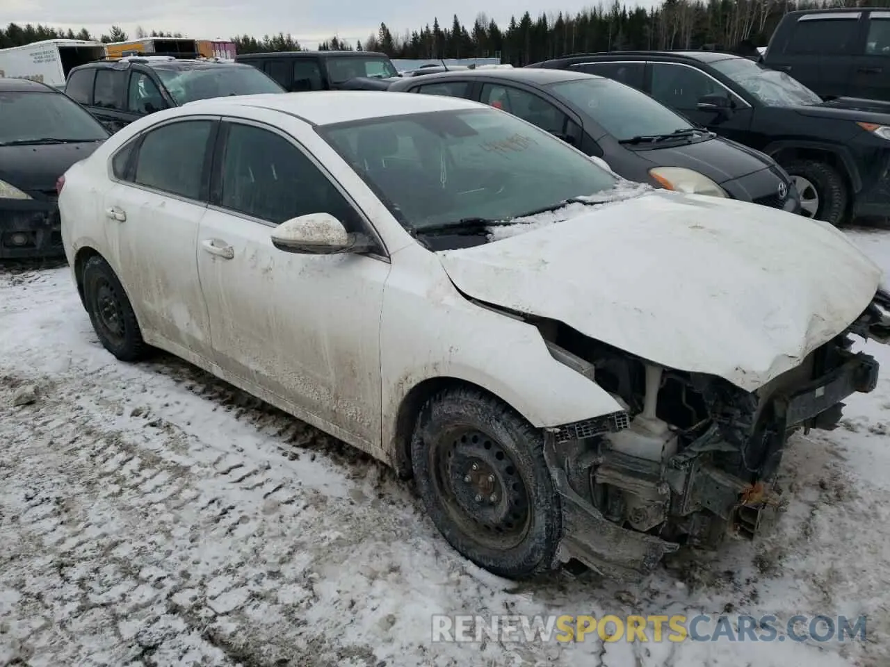 4 Photograph of a damaged car 3KPF54AD0LE227995 KIA FORTE 2020