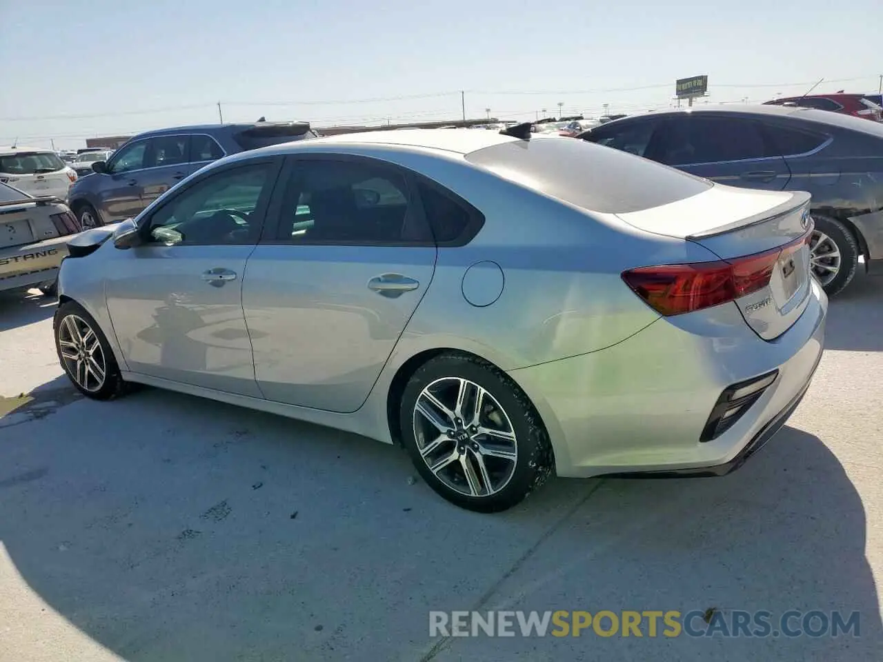 2 Photograph of a damaged car 3KPF54ADXLE214543 KIA FORTE 2020