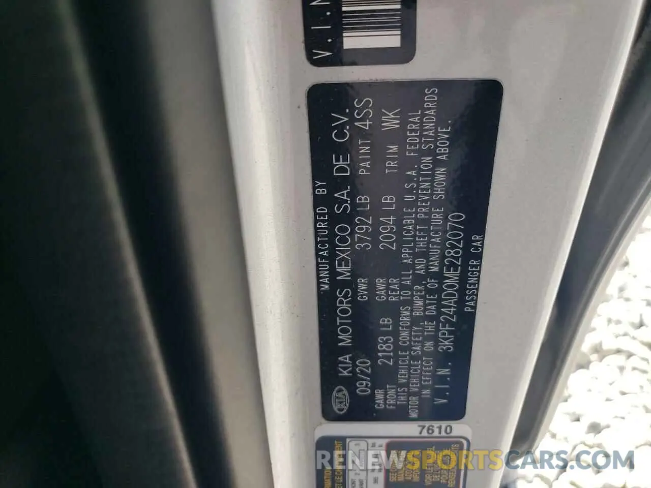 12 Фотография поврежденного автомобиля 3KPF24AD0ME282070 KIA FORTE 2021