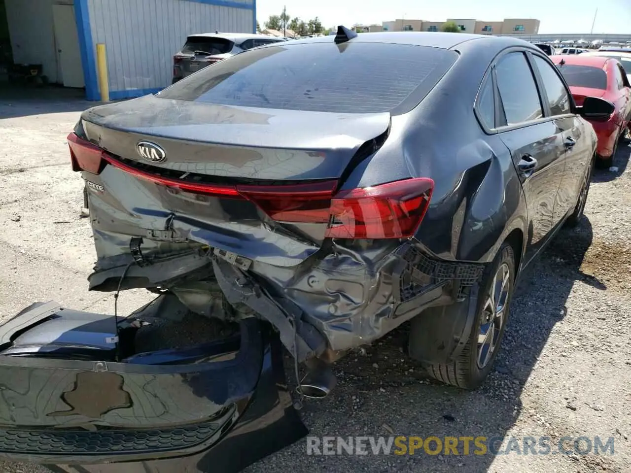 4 Photograph of a damaged car 3KPF24AD0ME296650 KIA FORTE 2021