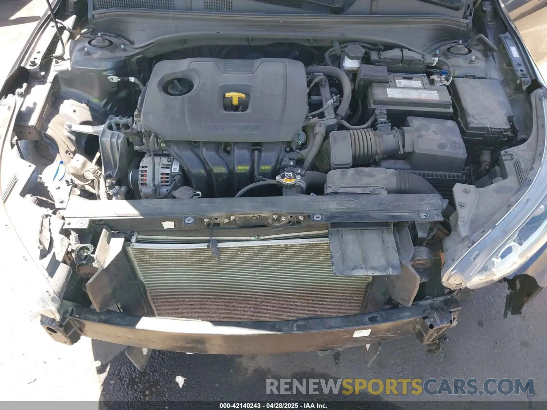 10 Photograph of a damaged car 3KPF24AD0ME302981 KIA FORTE 2021