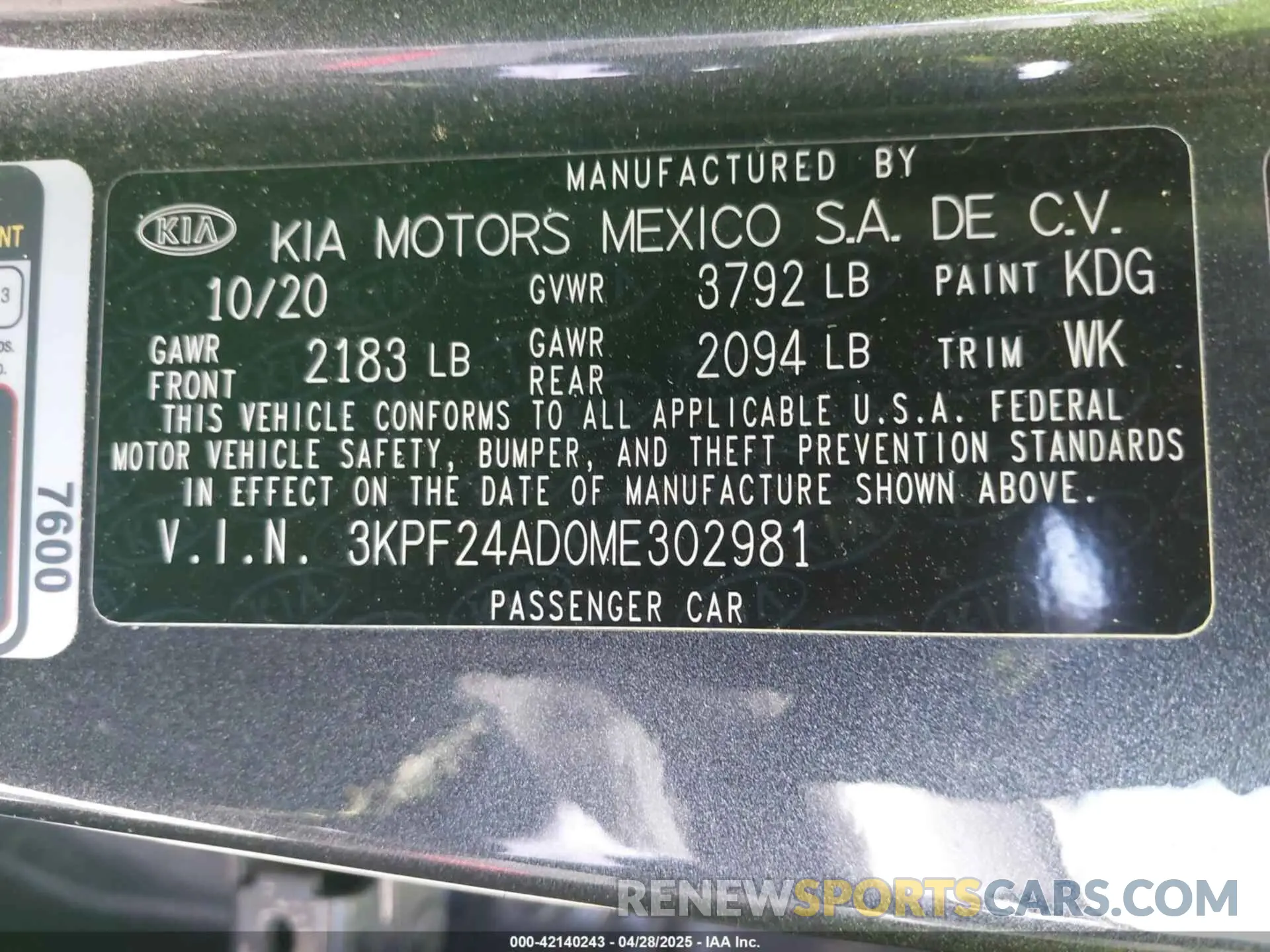 9 Photograph of a damaged car 3KPF24AD0ME302981 KIA FORTE 2021