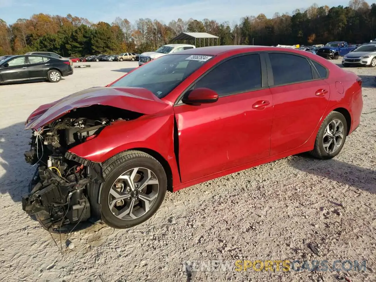 1 Photograph of a damaged car 3KPF24AD0ME309221 KIA FORTE 2021