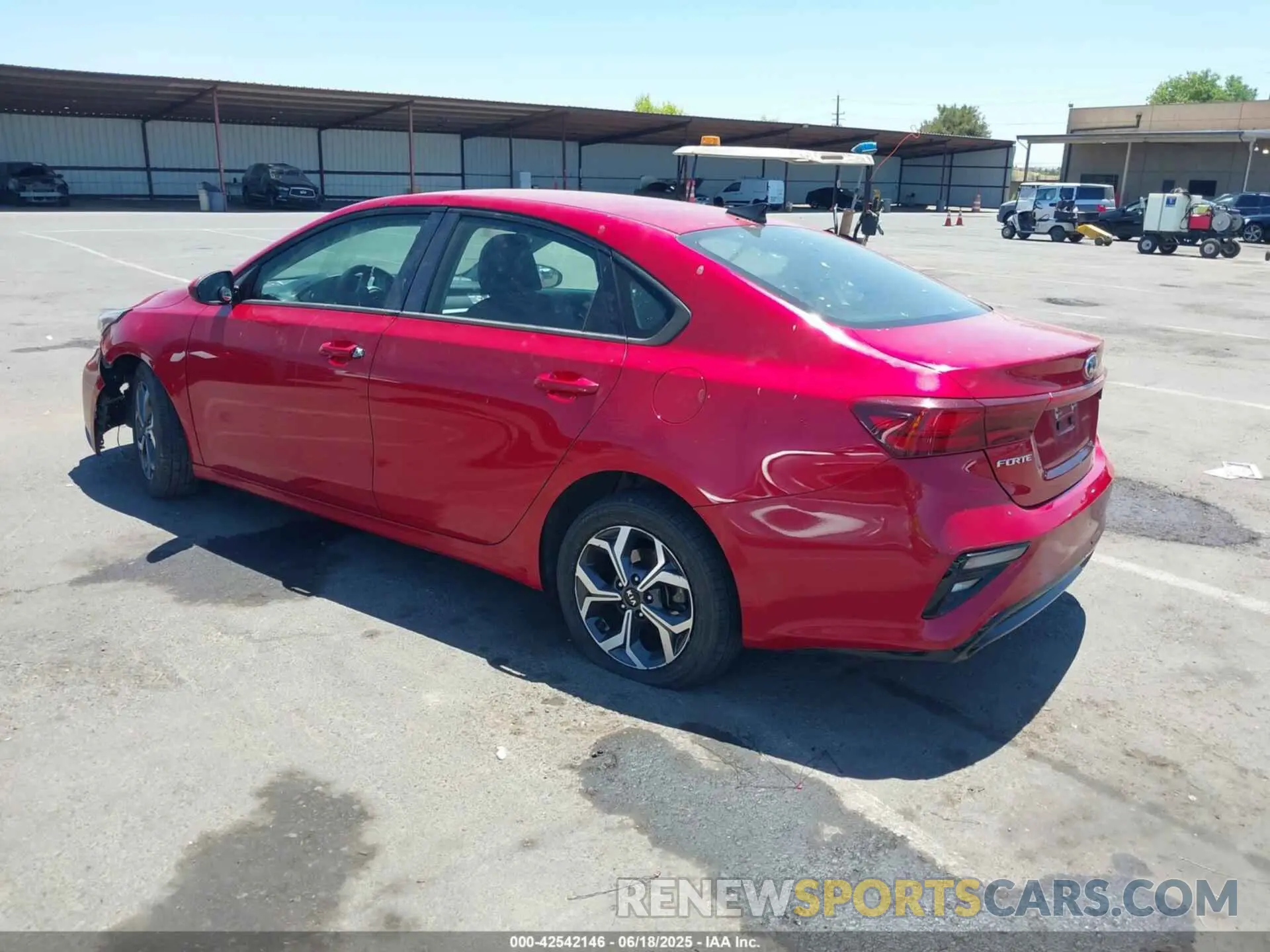 3 Photograph of a damaged car 3KPF24AD0ME330652 KIA FORTE 2021