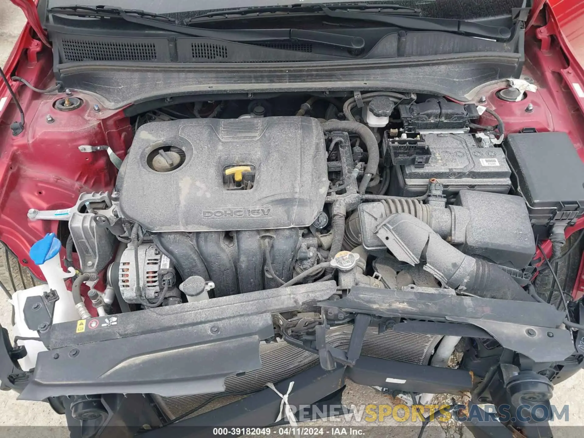 10 Photograph of a damaged car 3KPF24AD0ME346625 KIA FORTE 2021