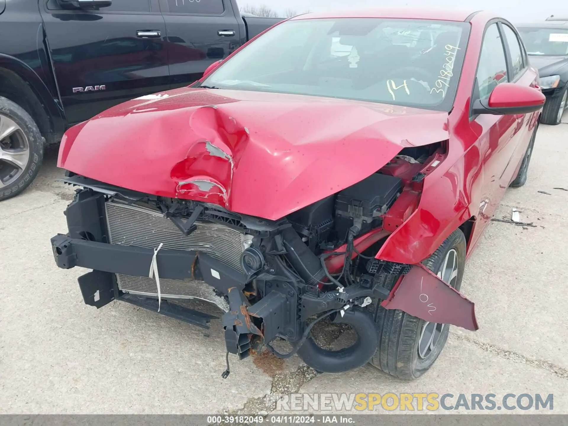 6 Photograph of a damaged car 3KPF24AD0ME346625 KIA FORTE 2021