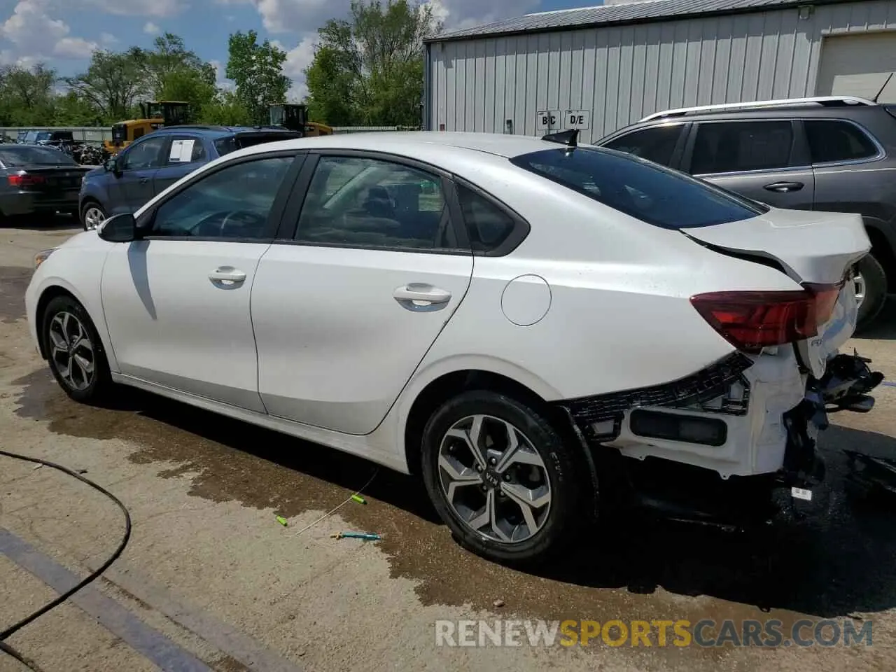 2 Photograph of a damaged car 3KPF24AD0ME360671 KIA FORTE 2021
