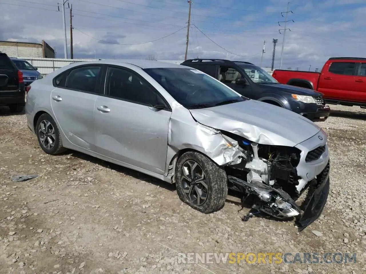 4 Фотография поврежденного автомобиля 3KPF24AD0ME403504 KIA FORTE 2021