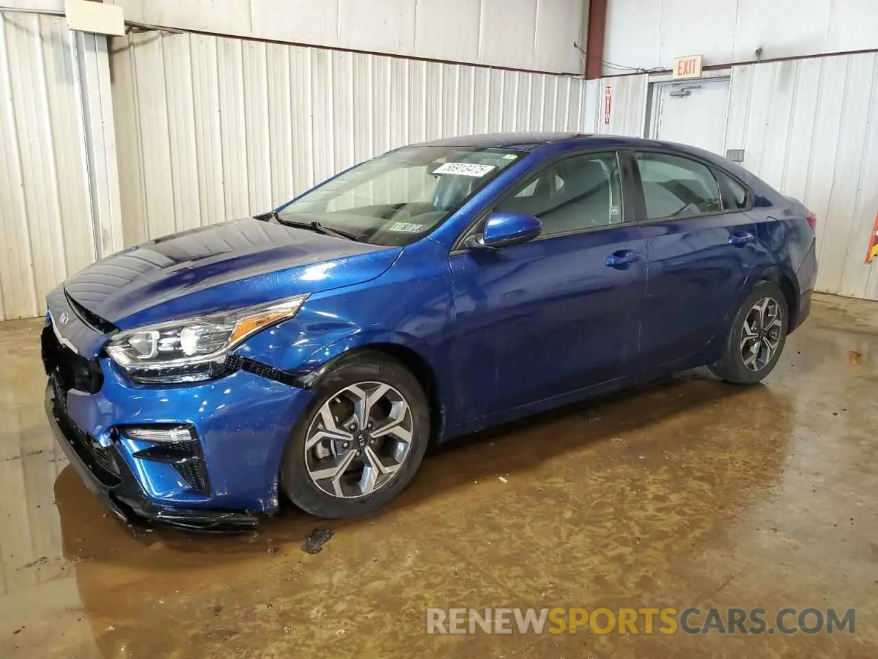 1 Photograph of a damaged car 3KPF24AD0ME408301 KIA FORTE 2021