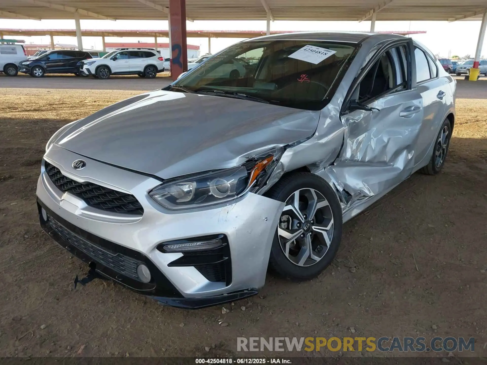 2 Photograph of a damaged car 3KPF24AD1ME278979 KIA FORTE 2021