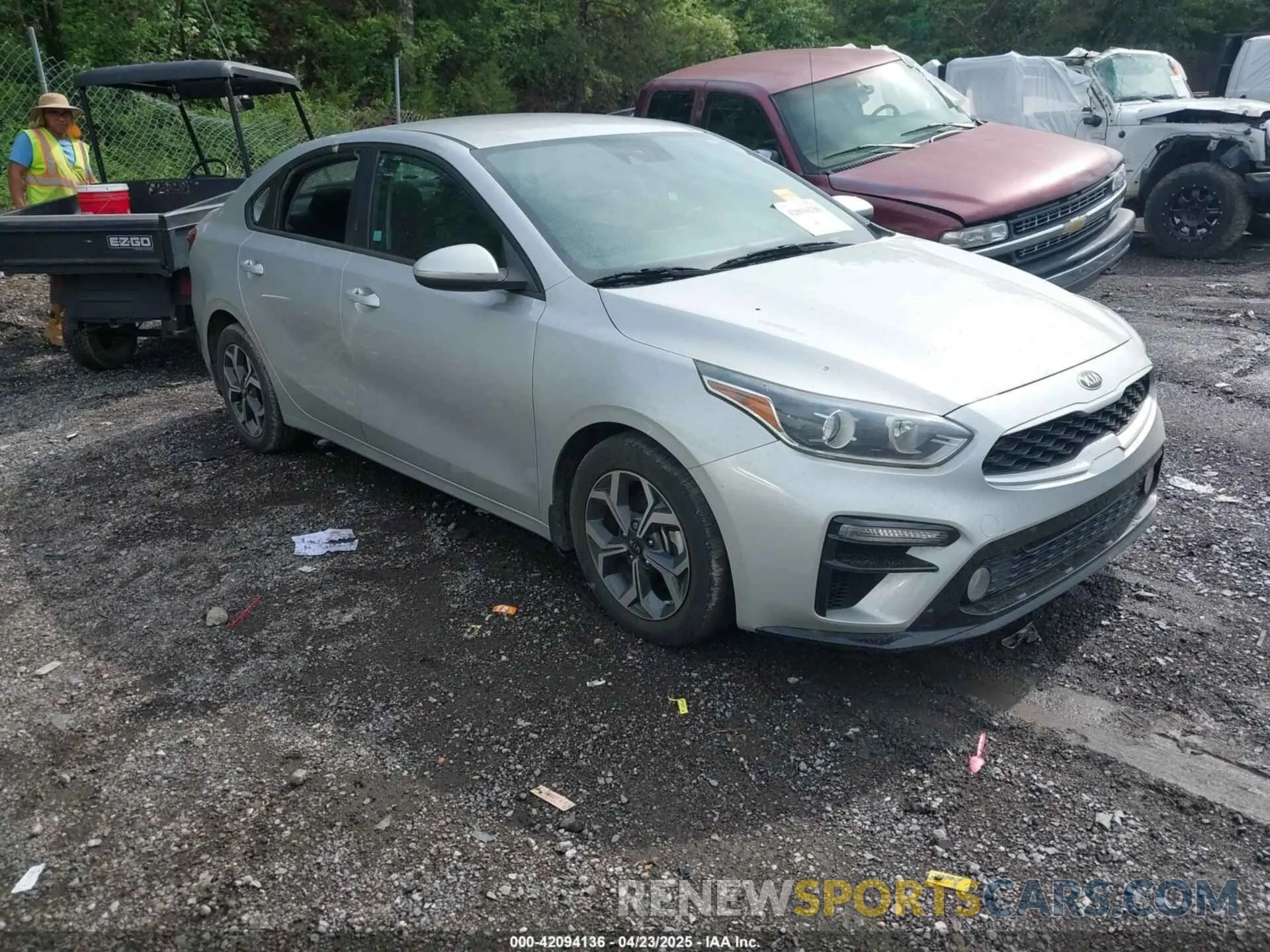 1 Photograph of a damaged car 3KPF24AD1ME290811 KIA FORTE 2021