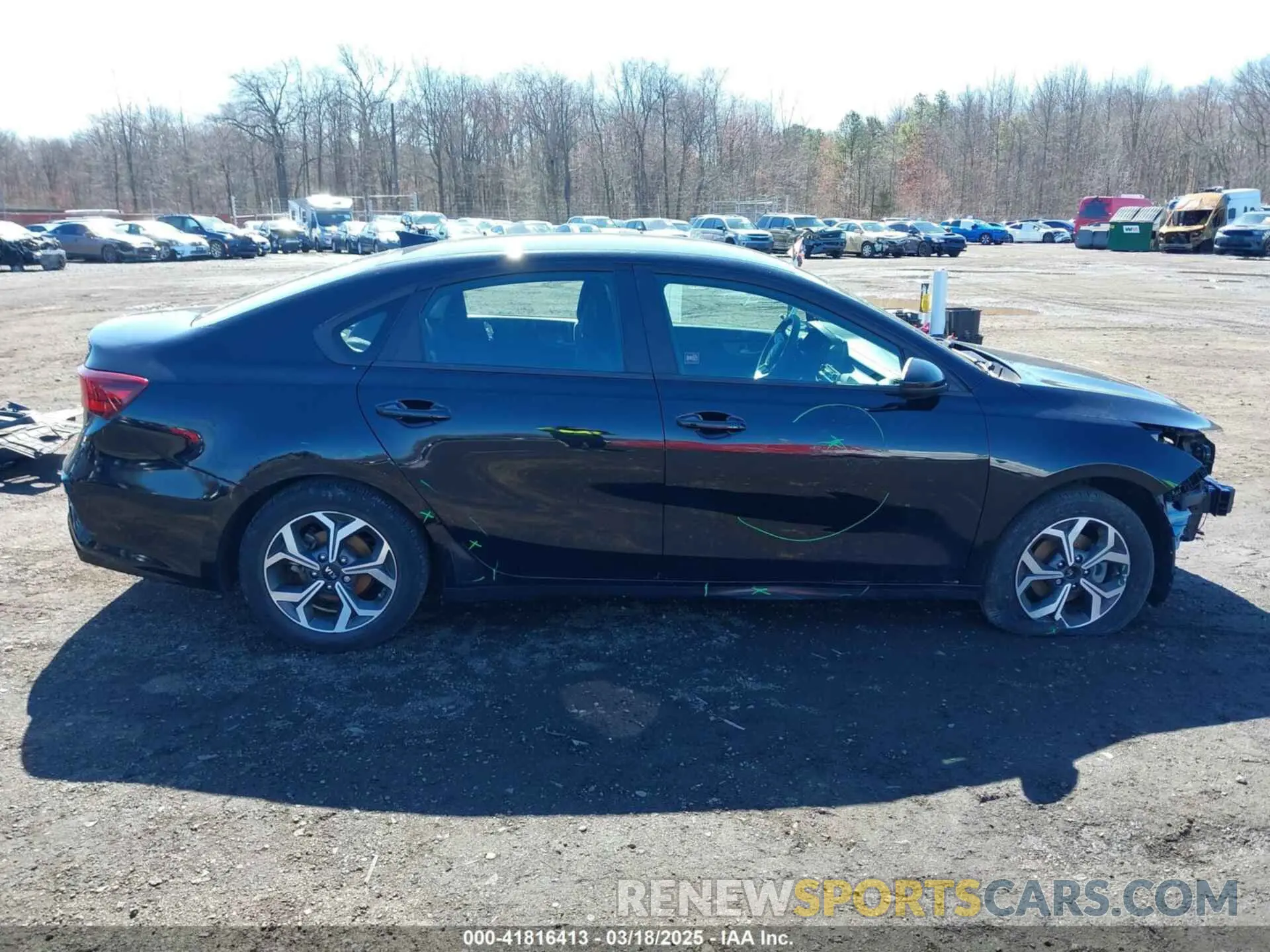 13 Photograph of a damaged car 3KPF24AD1ME326593 KIA FORTE 2021