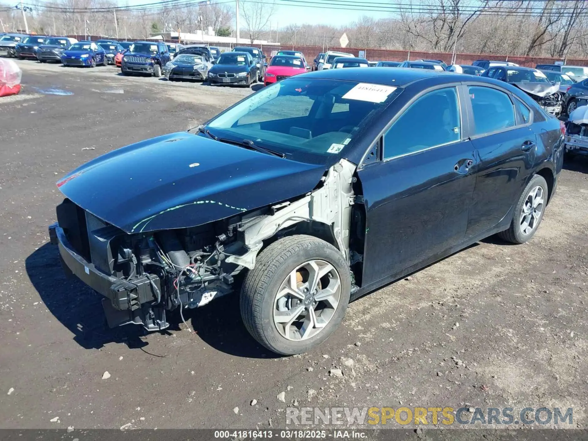 2 Photograph of a damaged car 3KPF24AD1ME326593 KIA FORTE 2021