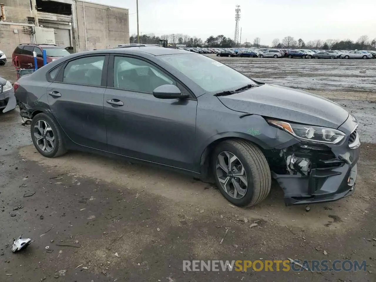 4 Фотография поврежденного автомобиля 3KPF24AD1ME381447 KIA FORTE 2021