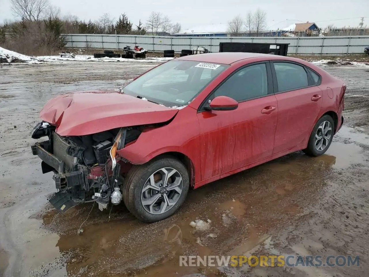 1 Photograph of a damaged car 3KPF24AD1ME390164 KIA FORTE 2021