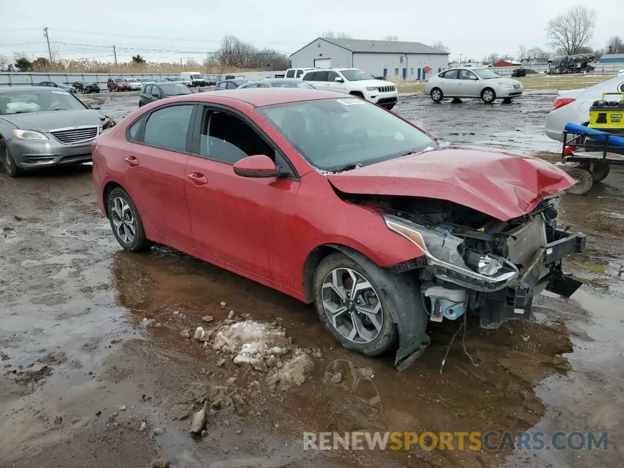 4 Photograph of a damaged car 3KPF24AD1ME390164 KIA FORTE 2021