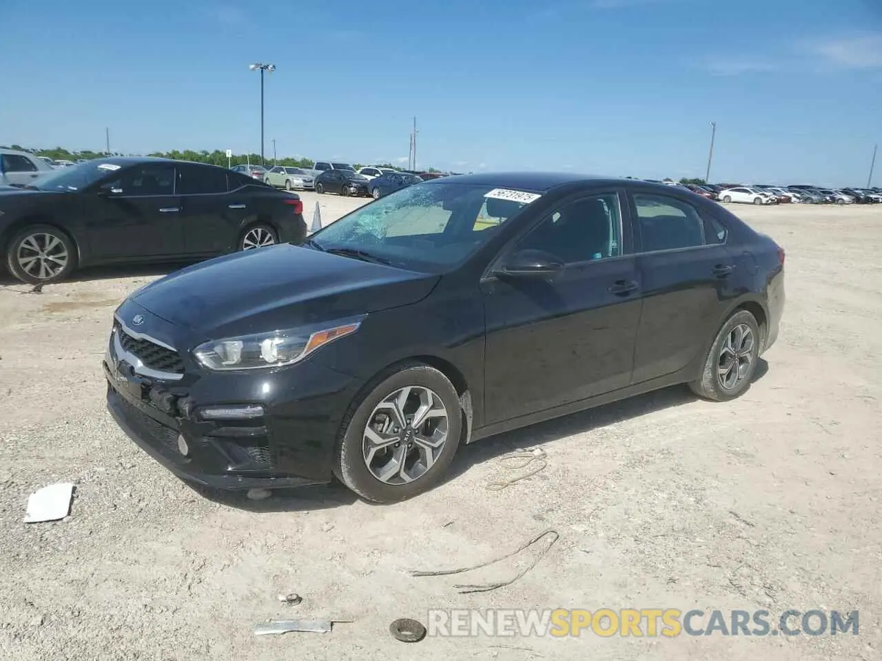 1 Photograph of a damaged car 3KPF24AD1ME412230 KIA FORTE 2021