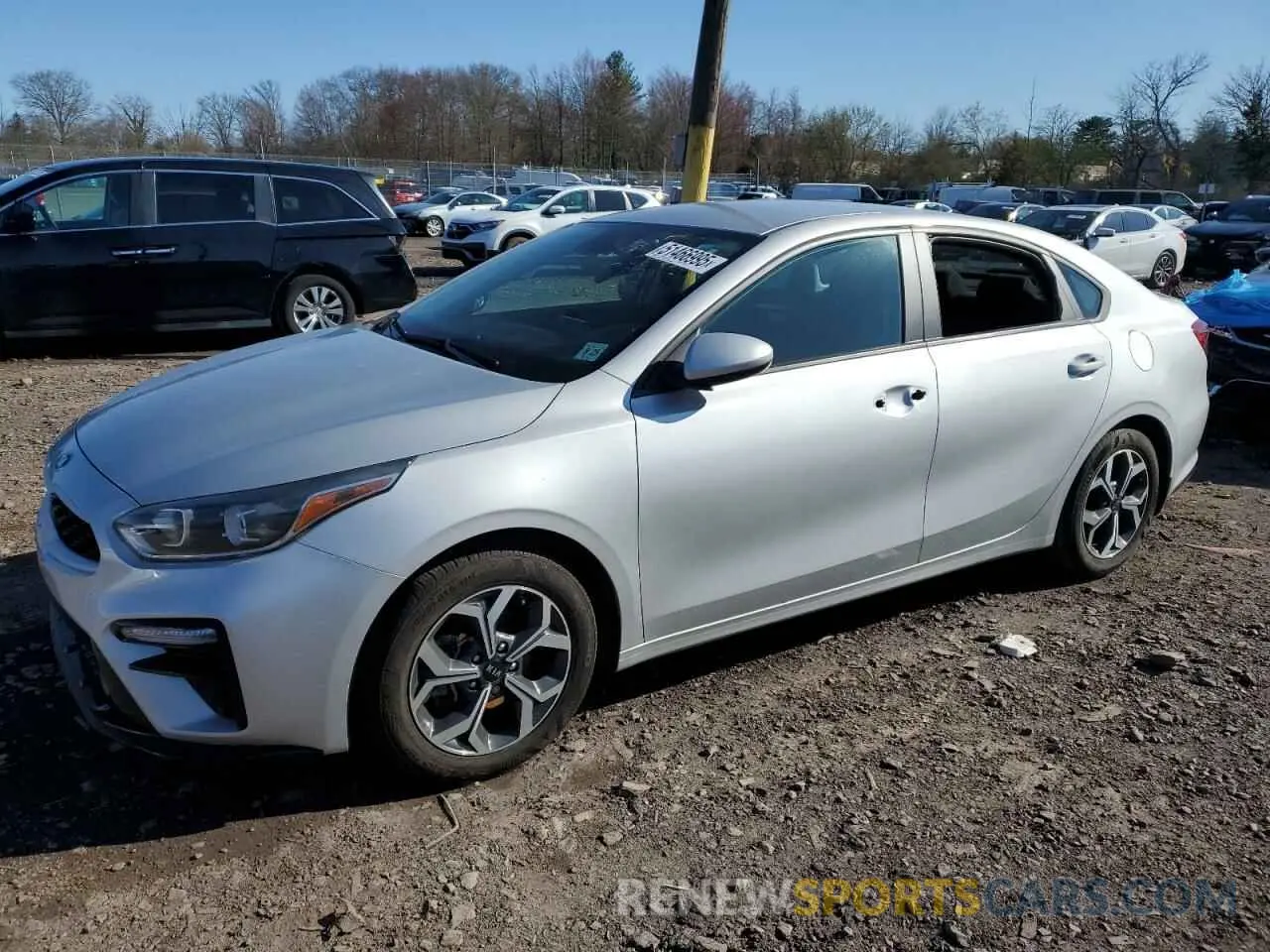 1 Photograph of a damaged car 3KPF24AD2ME270633 KIA FORTE 2021