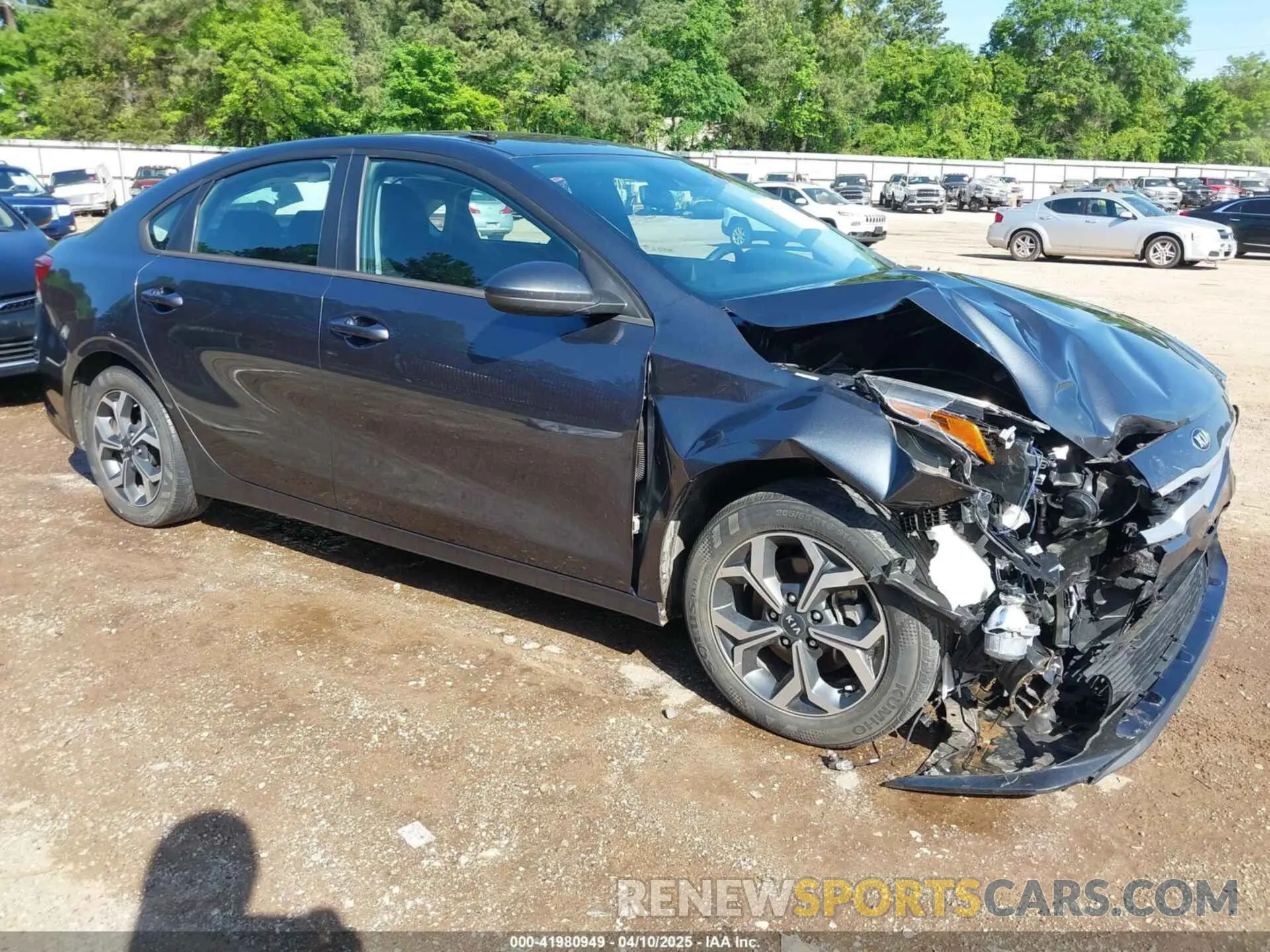 1 Photograph of a damaged car 3KPF24AD2ME273774 KIA FORTE 2021