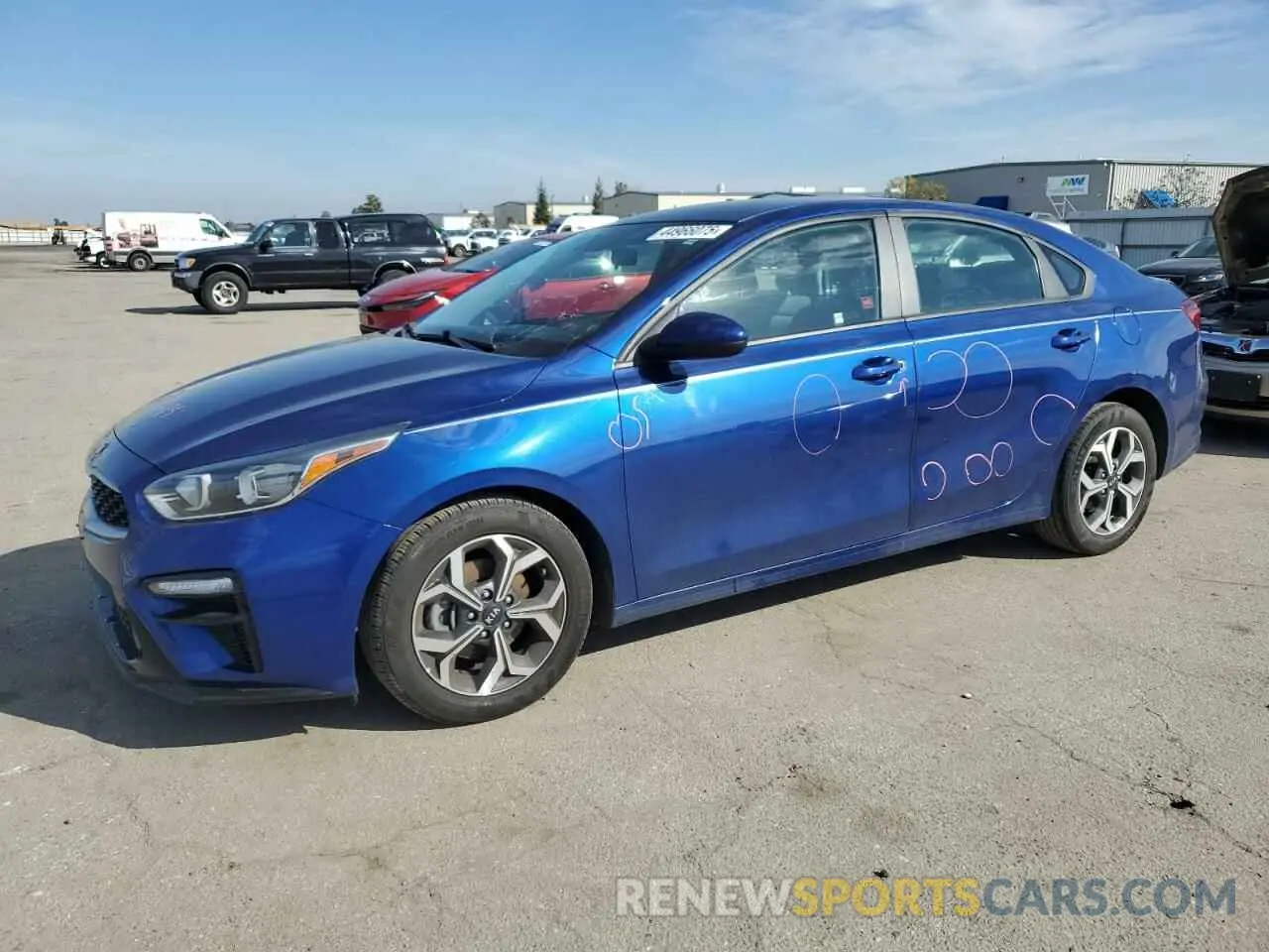 1 Photograph of a damaged car 3KPF24AD2ME315358 KIA FORTE 2021