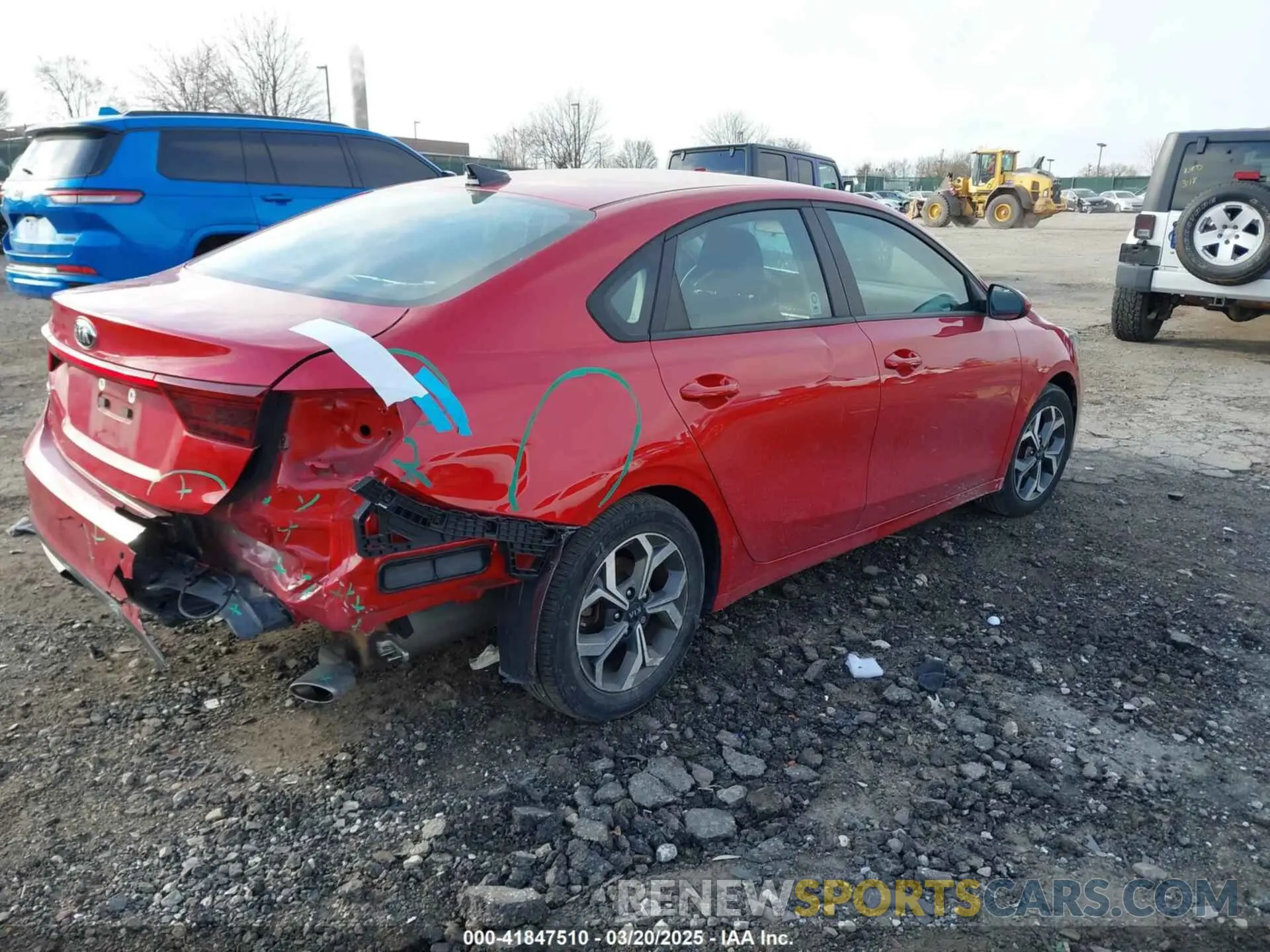 4 Photograph of a damaged car 3KPF24AD2ME325789 KIA FORTE 2021