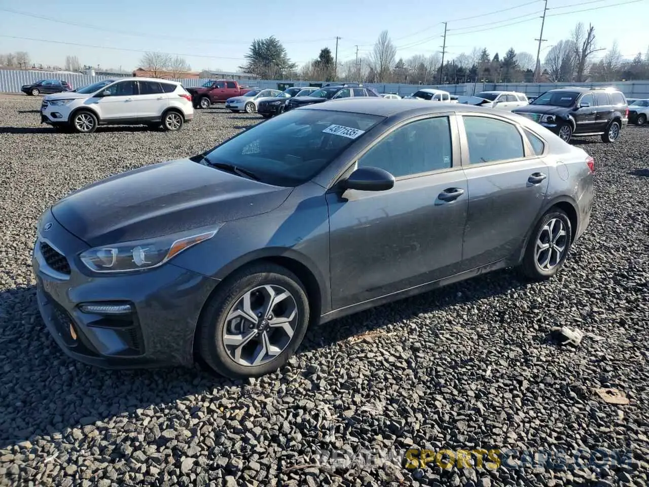 1 Photograph of a damaged car 3KPF24AD2ME355035 KIA FORTE 2021