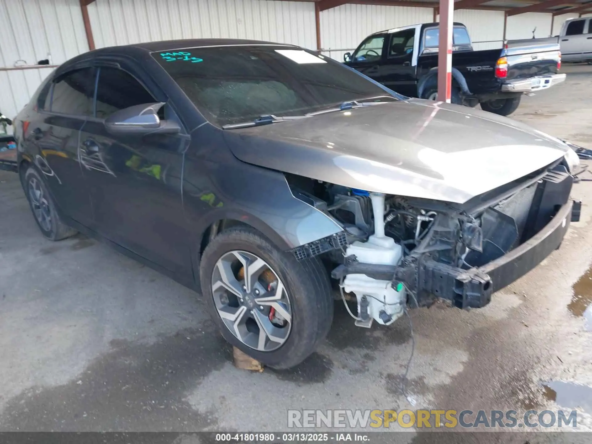 1 Photograph of a damaged car 3KPF24AD2ME362700 KIA FORTE 2021