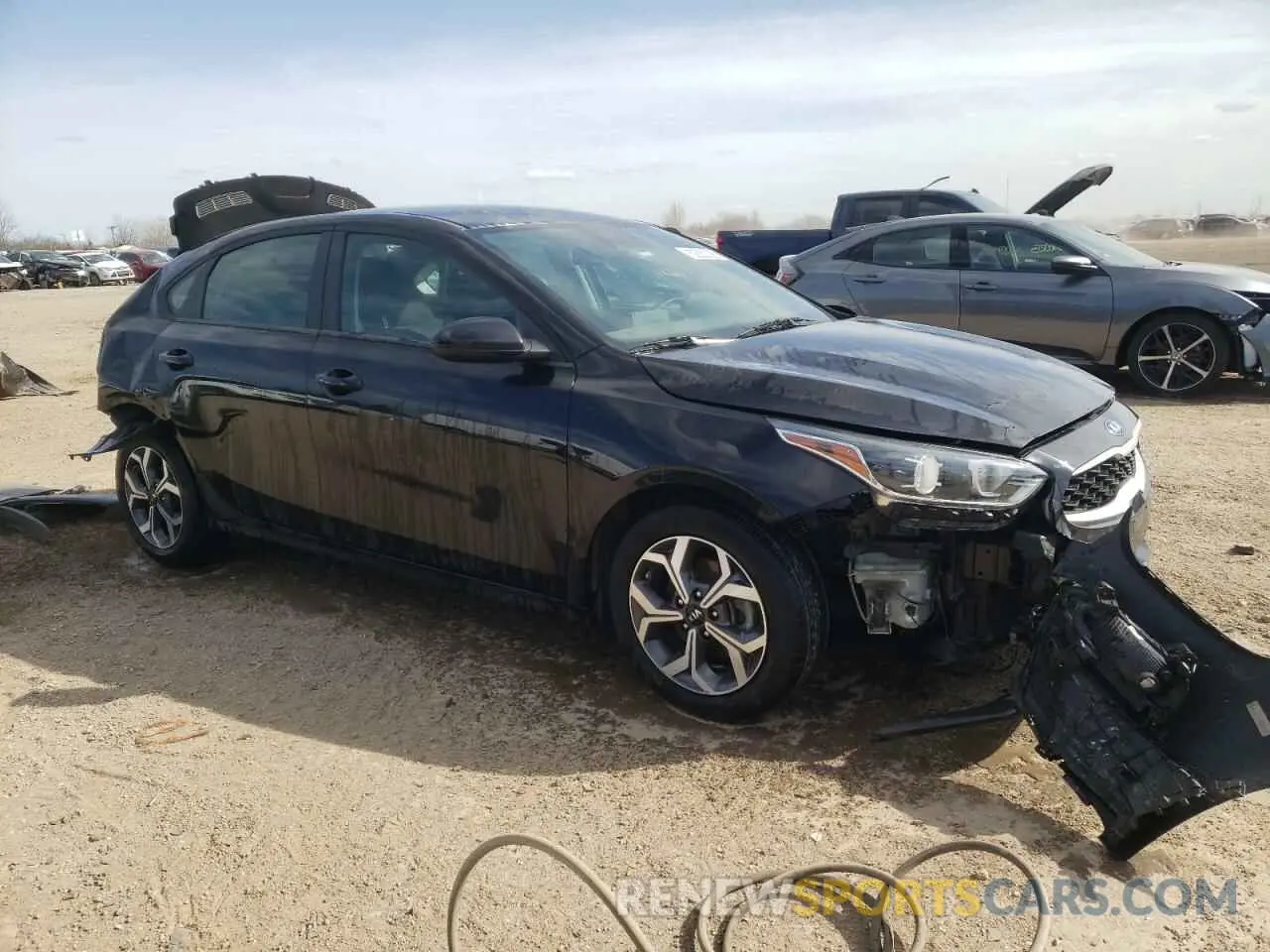 4 Фотография поврежденного автомобиля 3KPF24AD2ME374152 KIA FORTE 2021