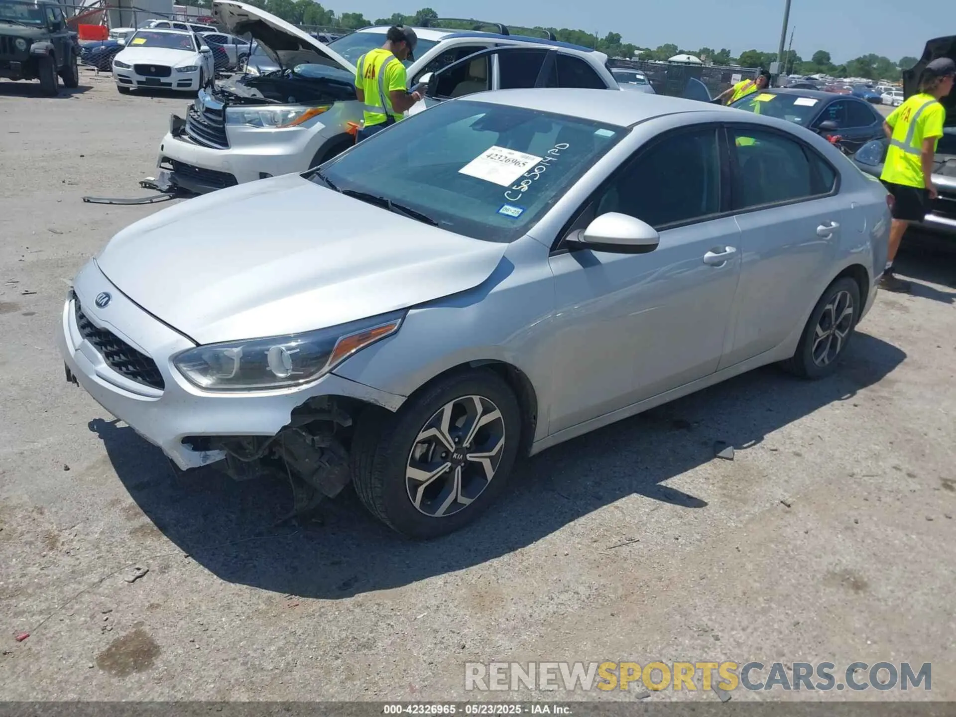 2 Photograph of a damaged car 3KPF24AD2ME383398 KIA FORTE 2021